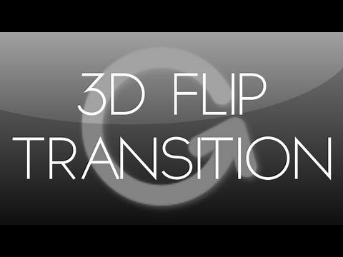 After Effects Tutorial: 3D Flip Transition
