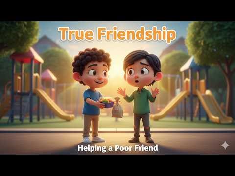 True Friendship – Helping a Poor Friend | Islamic Kids Moral Story
