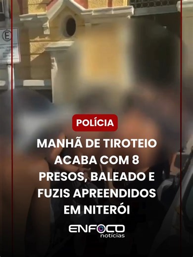 Enfoco Notícias on Instagram: "#CONFRONTO - A operação da Polícia Militar no Morro do Estado, nesta terça-feira (16), acabou com oito acusados de tráfico presos, sendo um baleado, e a apreensão de um arsenal de guerra. Foram retirados das ruas: 3 fuzis, 2 pistolas, granadas e artefato explosivo, além de munições e radiotransmissor. Com essa ação, Niterói chega a 8 fuzis apreendidos em apenas 72 horas, segundo a PM. A operação começou após denúncia anônima. Houve troca de tiros, cerco tático e pr