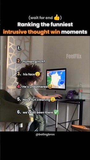 Ranking the funniest intrusive thought win moments