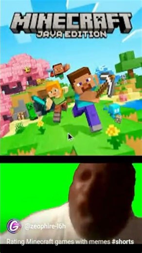 ranking the best 👌 reation to minecraft versions #minecraft #reaction