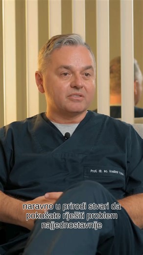 114 reactions | Prof. dr. sc. Krešimir Rotim dr. med., spec. neurokirurgije govori o tome kada preporučuje operativno rješenje. Za pregled kod prof. Rotima se možete naručiti na : 01 7077 773, +385 91 1177 730 ili info@neurospine.hr. #Neurospine #Neurokirurgija #KirurgijaKralježnice #HernijaDiska #Stenoza #BolUKrižima #ProblemiSKralježnicom #ProfKresimirRotim #Zdravlje | Specijalna bolnica Neurospine | Facebook