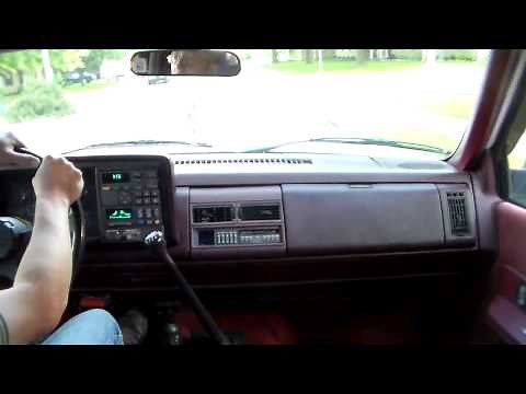 Driving the 1993 K1500 5-speed Blazer