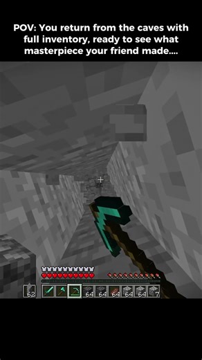 Pov:When You Return From a Long Mining Trip… 😌⛏️ | Minecraft Shorts