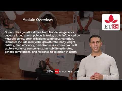 Breeding and Genetics in Livestock Production Module 6 Quantitative Genetics and Selection in Lives