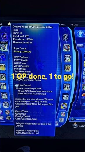 DCUO | Finally a Max Op Item! #dcuo #mmorpg #gamingshorts