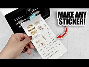 Print and Cut Your Own STICKERS IN MINUTES! | Liene PixCut S1