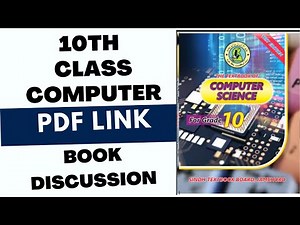 Class 10th Computer Book Details and PDF Link for Download Sindh Text Book Board Session 2022