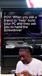 At least act like you want to help.. ☠️ Would you be the watcher or the builder? #MSI #MSIGaming #Gaming #Memes | MSI Gaming