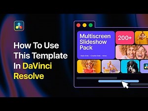 Multiscreen Slideshow Pack | Save HOURS on DaVinci Resolve Edits