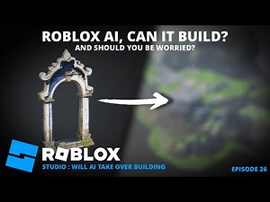Roblox Studio - Building Tutorial | Will AI take over building?