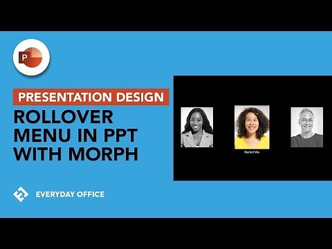 Rollover Menu in PowerPoint with Morph