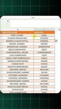 How to apply FLASH FILL in Excel | Flash Fill vs Formulas | Excel tricks #shorts