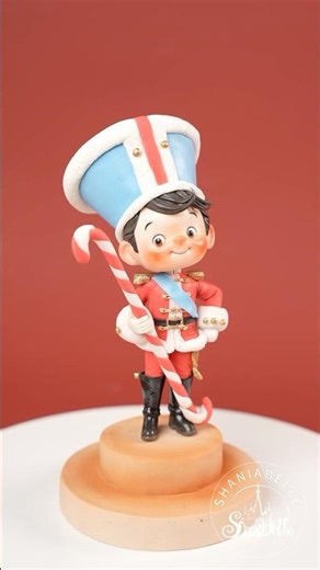 🤶Christmas Candy Boy Fondant Figurine Masterclass#christmas #fondantcake #cakeart #onlinecourse