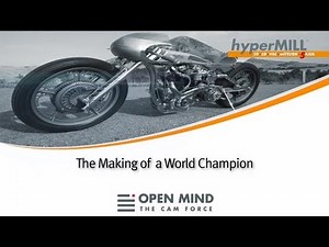 5 Axis Machining: Custom Bike | Thunderbike | Harley Davidson | hyperMILL | CAM | Heidenhain