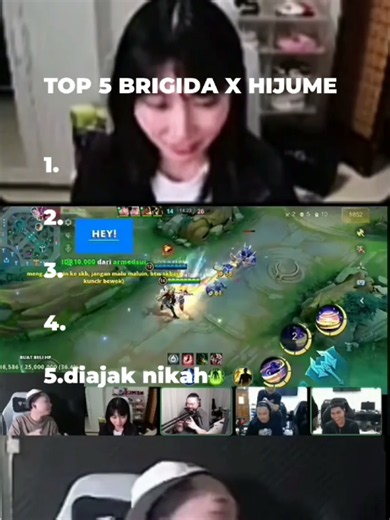 TOP 5 BRIGIDA X HIJUME (nomer 1 diketawain kairi🤣😭)@Brigida #brigida #core #brigidacore #hijume #brigidasanford