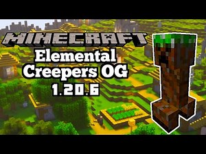 *NEW* Elemental Creepers OG Mod - Minecraft 1.20.6 (Mod Showcase)