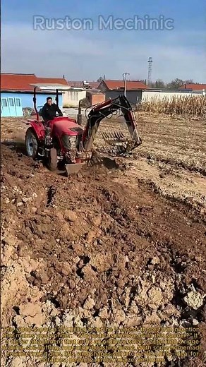 DIY Hilling Machine: Watch This Multifunctional Digging Tractor Transform a Field