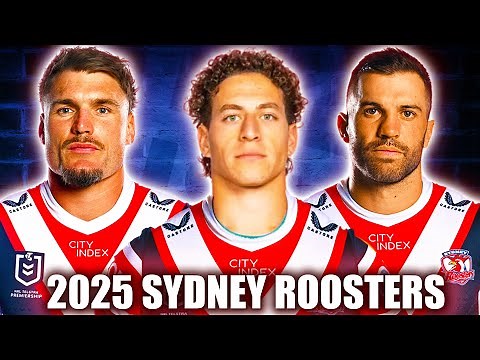 2025 Sydney Roosters Starting Line-Up & Extended 30 Men Squad