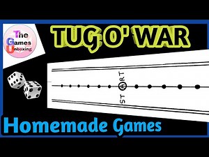Board Game Tug O' War | DIY | Indoor Game | Homemade Game | The Games Unboxing