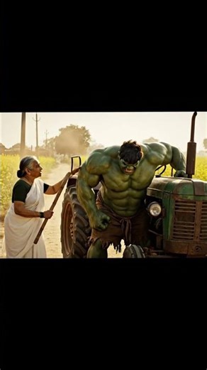 Hulk na uthaya tractor 🚜 #filterchallenge #marvel #hulk #tatasierra2026