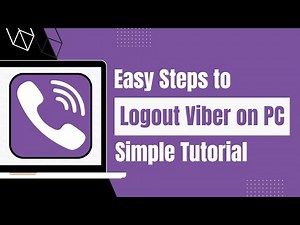 How to Logout Viber on PC - Sign Out Viber On Laptop !