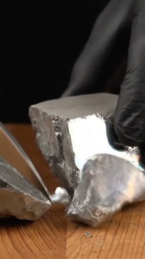 Scandium Element Cutting ASMR 🔪✨ | Periodic Table Satisfying Shorts