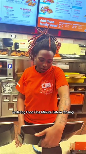 Ordering Food One Minute Before Closing#fyp #funny #prank #happy | ordering food before closing