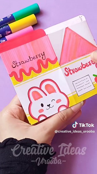 DIY Cute Magic Milk Box Paper Craft Project