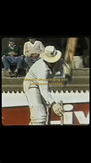 Introduction of sledge🗿 #cricket #sledging