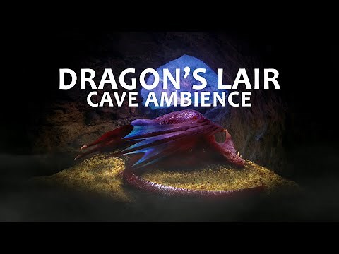 Dragon's Lair - Fantasy Dragon's Cave Ambience ASMR - 3 hours