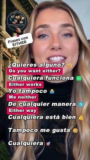 😱 “EITHER” is NOT “JUST ANYONE” ❌ Learn to use EITHER in ENGLISH | English in one click 24/7