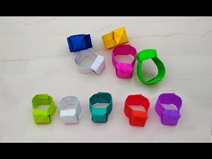 Origami ring | How to make a paper ring | DIY easy paper ring