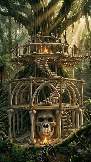 Building a House From King Kong's Bones! 🦴🏚️ Prehistoric Timelapse