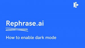 How to enable dark mode