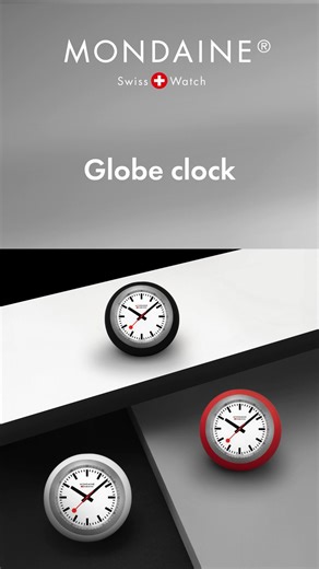 MONDAINE unveils the Globe Clock. This new creation skillfully combines function, refined aesthetics, and honed craftsmanship. | Mondaine