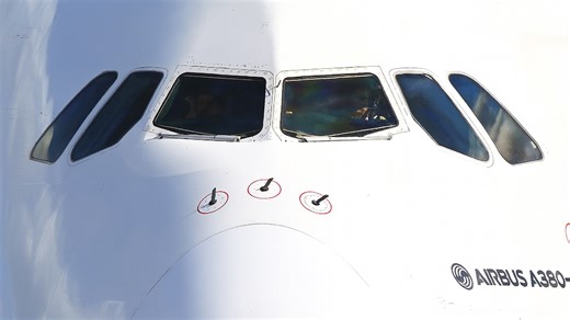 Incredible close-up of the Airbus A380