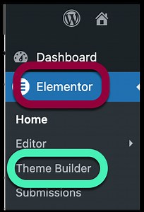 Create or modify your footer | Elementor