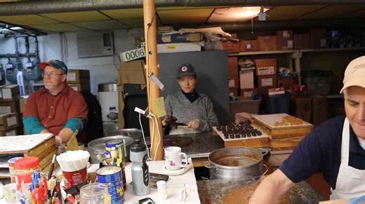 How we built three massive chocolate tables