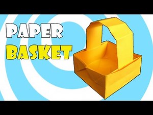 How to Make an Easter Origami Basket from One Printing Paper
