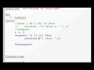Estrutura de Repetição - algoritmo