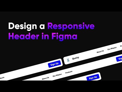 Design a Responsive Header in Figma with Auto Layout