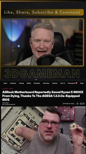 Ryzen AMD Saved With BIOS Update