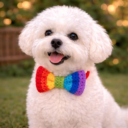 Crochet Dog Bow Tie Pattern PDF, Easy Pet Bow Tie Crochet Pattern, Beginner Dog Accessory Tutorial, Small Dog Collar Bow Pattern - Etsy