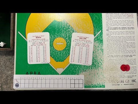 APBA Baseball 1977 replay California at Detroit May 24th (Ryan v Hiller)