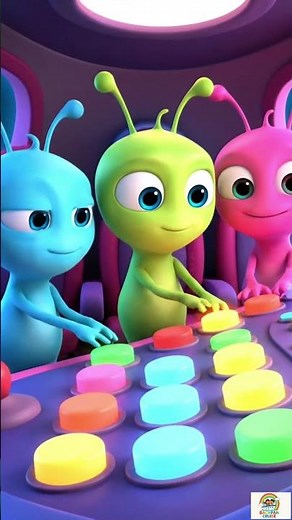 Wheels on the Bus Space Adventure 🚀⭐ | Alien Bus Song | Fun Kids Nursery Rhyme & Baby Song