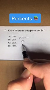 173K views · 1K reactions | How to solve percents in 5 seconds!!! #math #maths #sat #psat | Chris Tutorial | Facebook