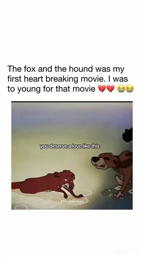 movie and shows | This scene will always hurt… 💔 🎞️ The Fox and the Hound (1981) : Two animals who were never meant to be friends grow up side by side,... | Instagram