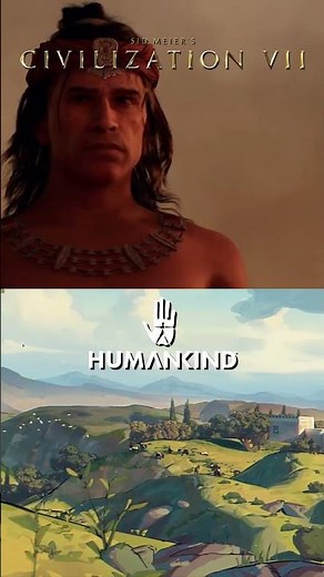 Civ 7 vs Humankind Comparison #comparison #humankind #civ7 #strategy #strategygames #shorts #gaming