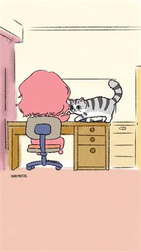 snuggles #cat #fyp #explorepage #animation #art